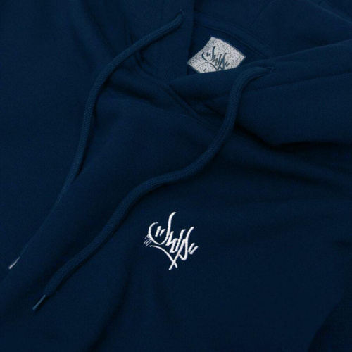 HOODIE LOGO EMBROIDERY NAVY