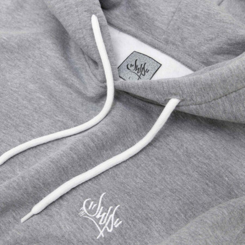 HOODIE LOGO EMBROIDERY GREY