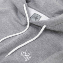 HOODIE LOGO EMBROIDERY GREY