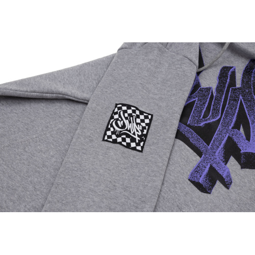 HOODY PURPLE JAY - GRAY