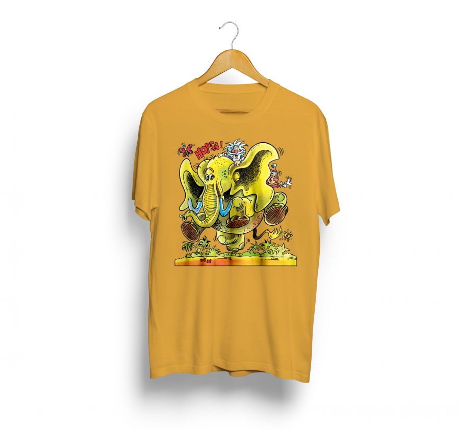 JWP T-Shirt Elefant Yellow